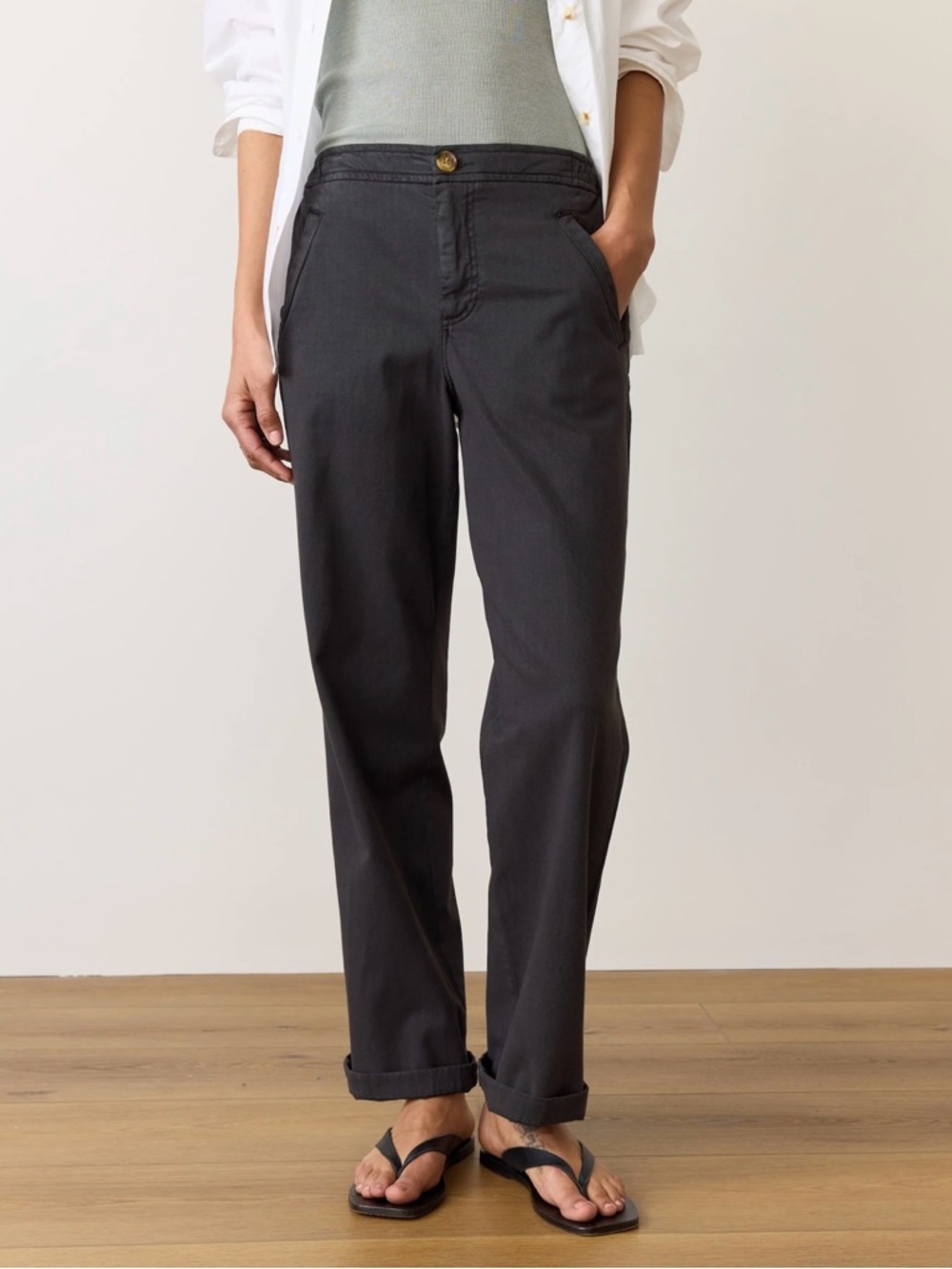 NWT Marine Layer Straight Leg Black "Saturday Pant"